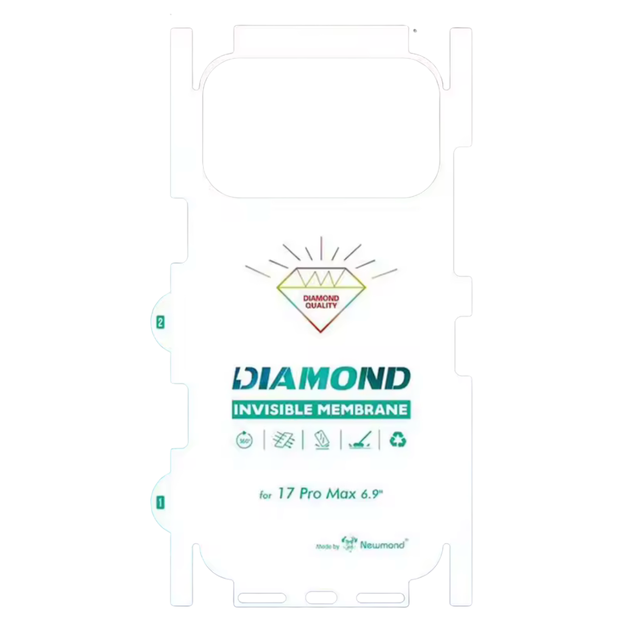 Película de Hidrogel para iPhone 17 Pro y 17 Pro Max (Cubierta Trasera y Bordes)