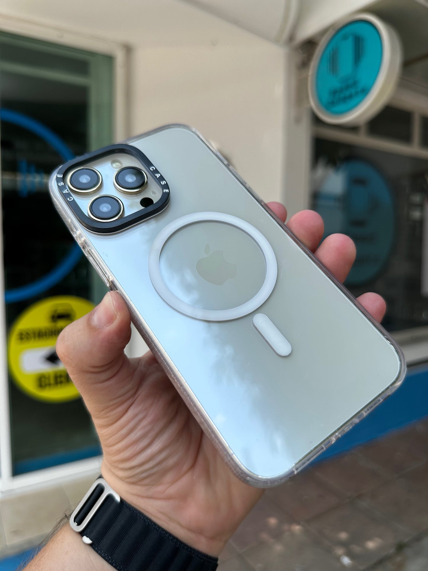 Case Funda Magsafe para iPhone transparente