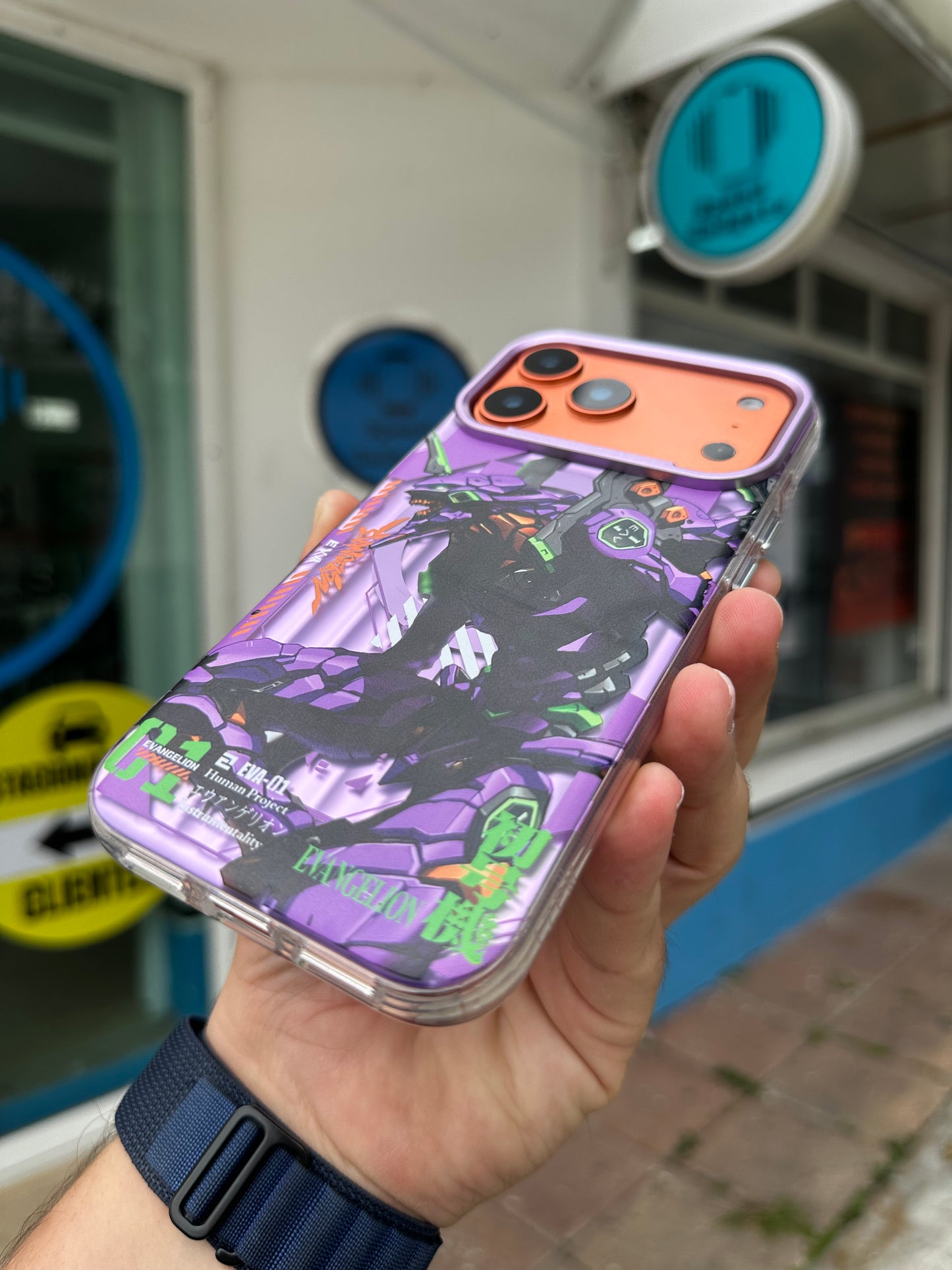 Case Funda Magsafe para iPhone Evangelion