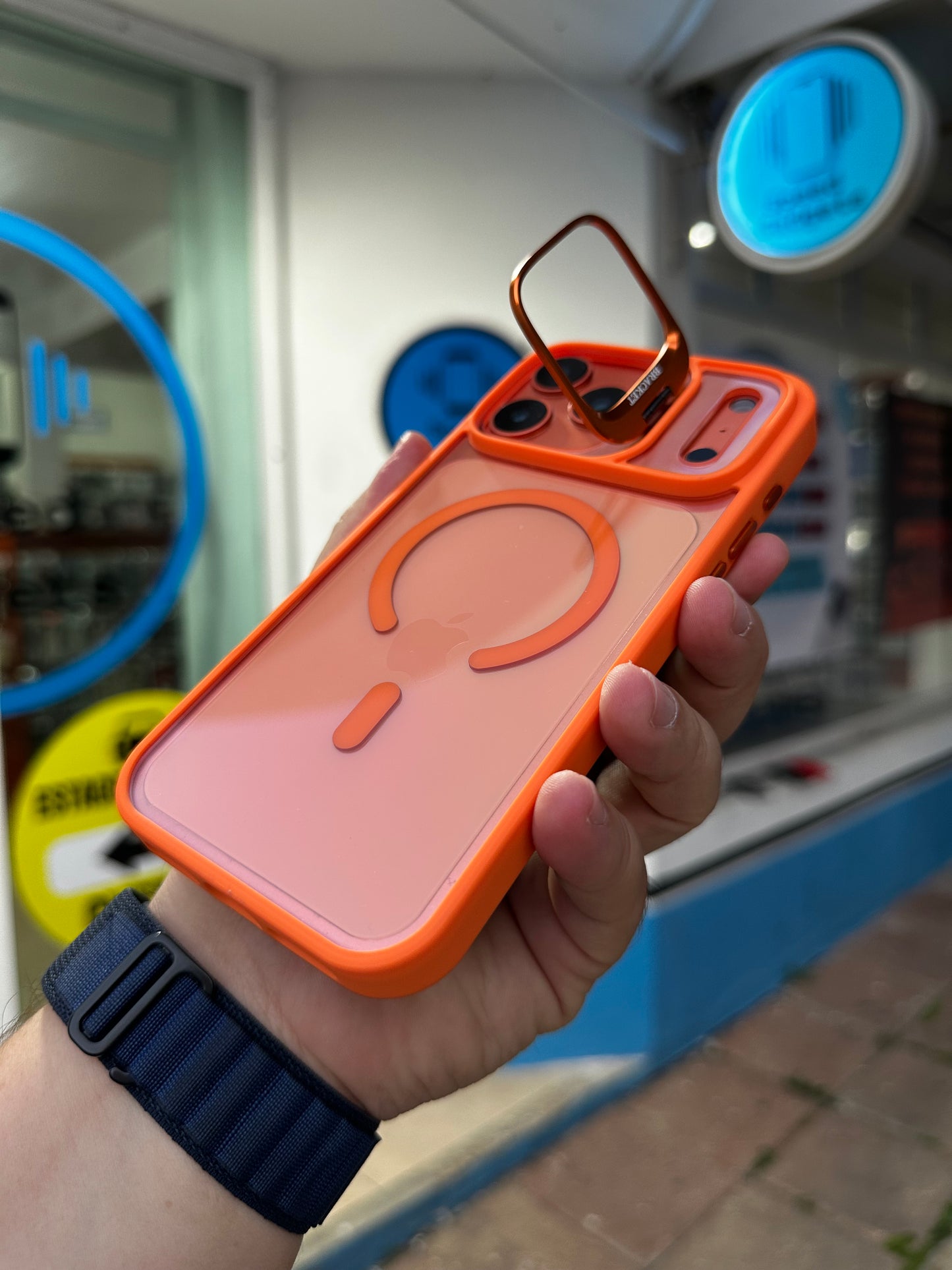 Case Funda Magsafe Stand para iPhone