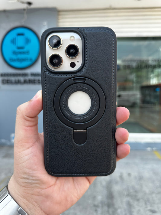 Case Tacto Piel Magsafe Negro