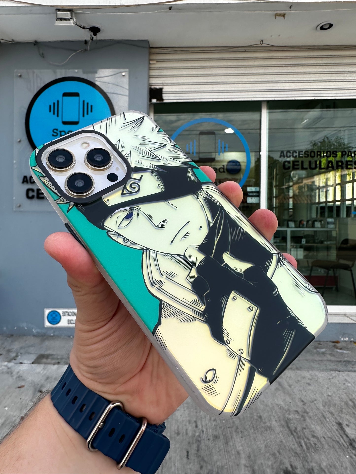 Case Naruto Kakashi Holográfica