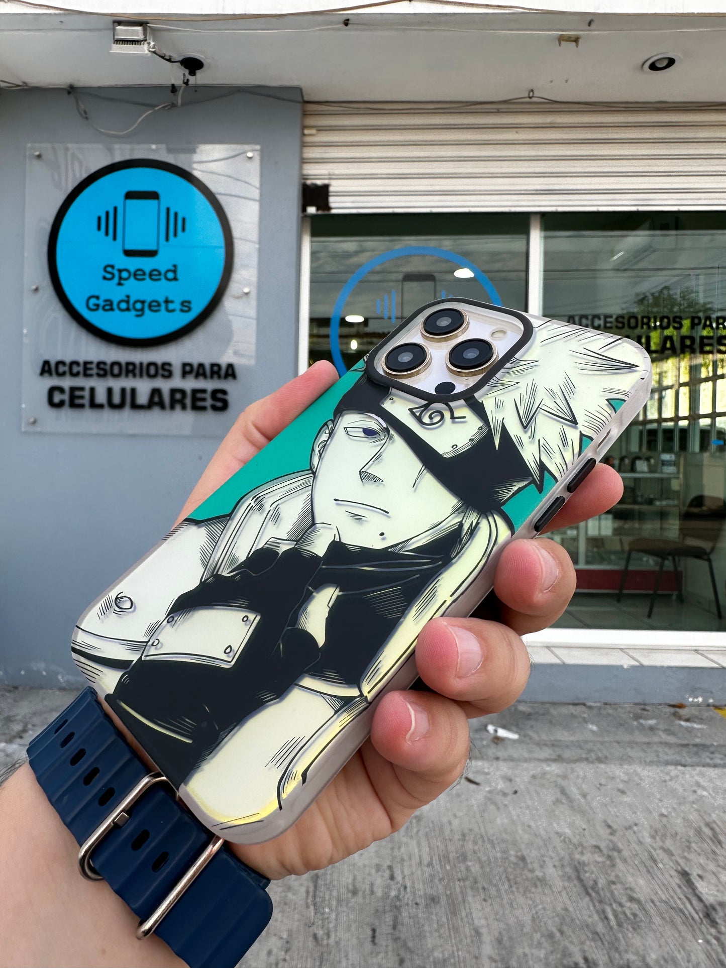 Case Naruto Kakashi Holográfica