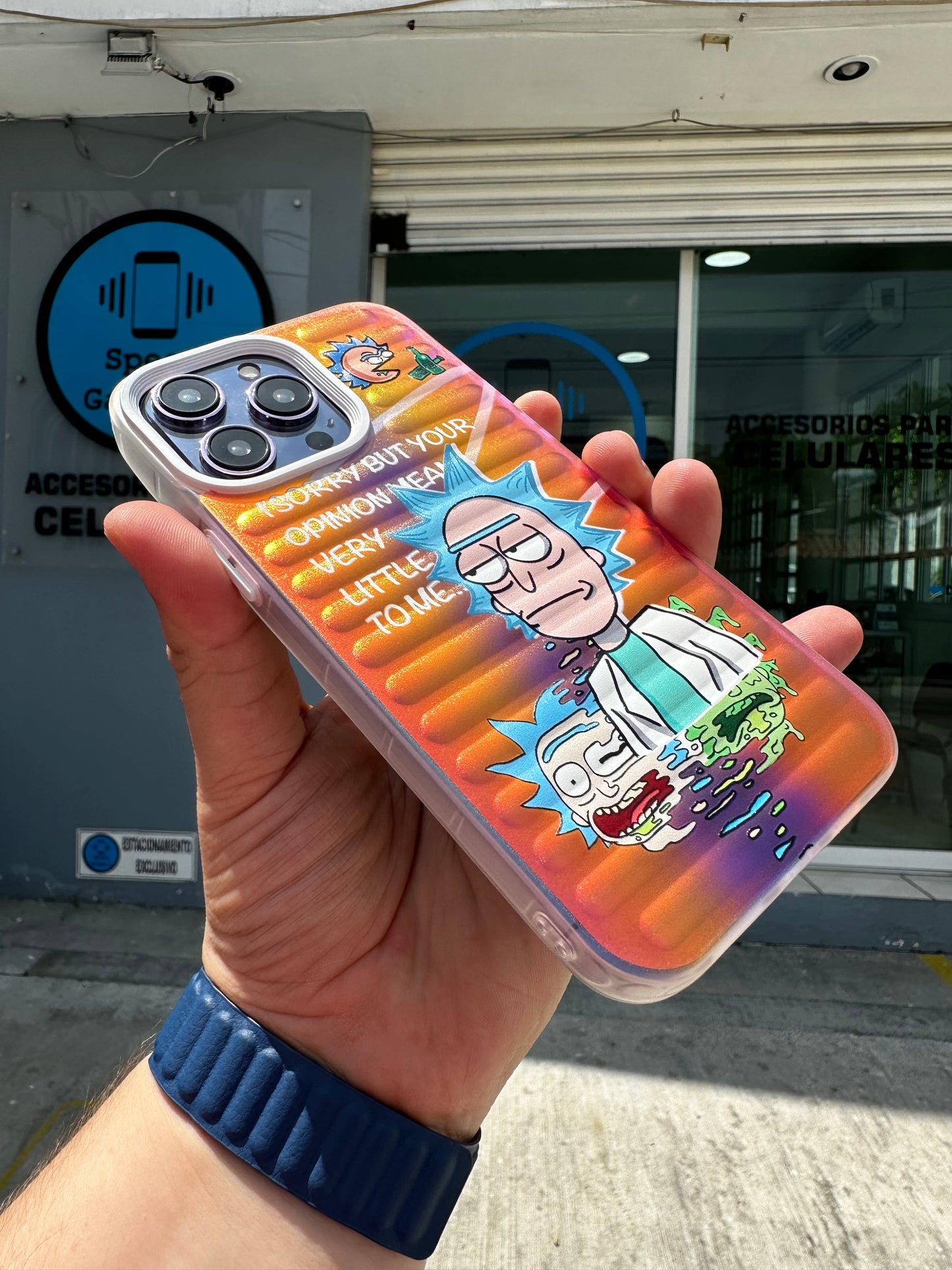 Case Rick & Morty Holografica