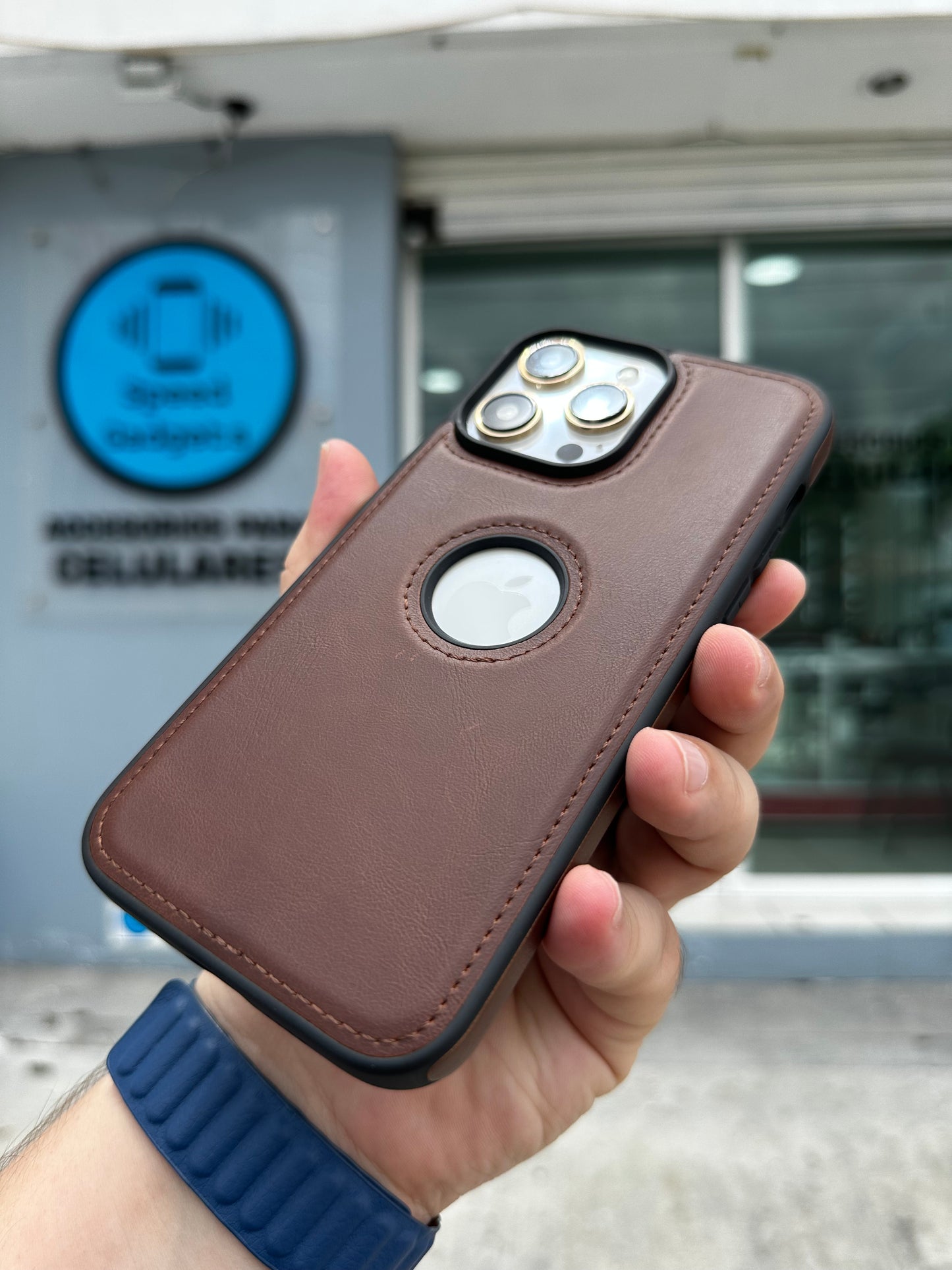 Case Tacto Piel Cafe