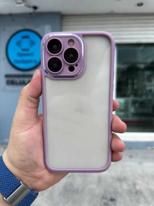 Case Transparente Protección Camara Purpura