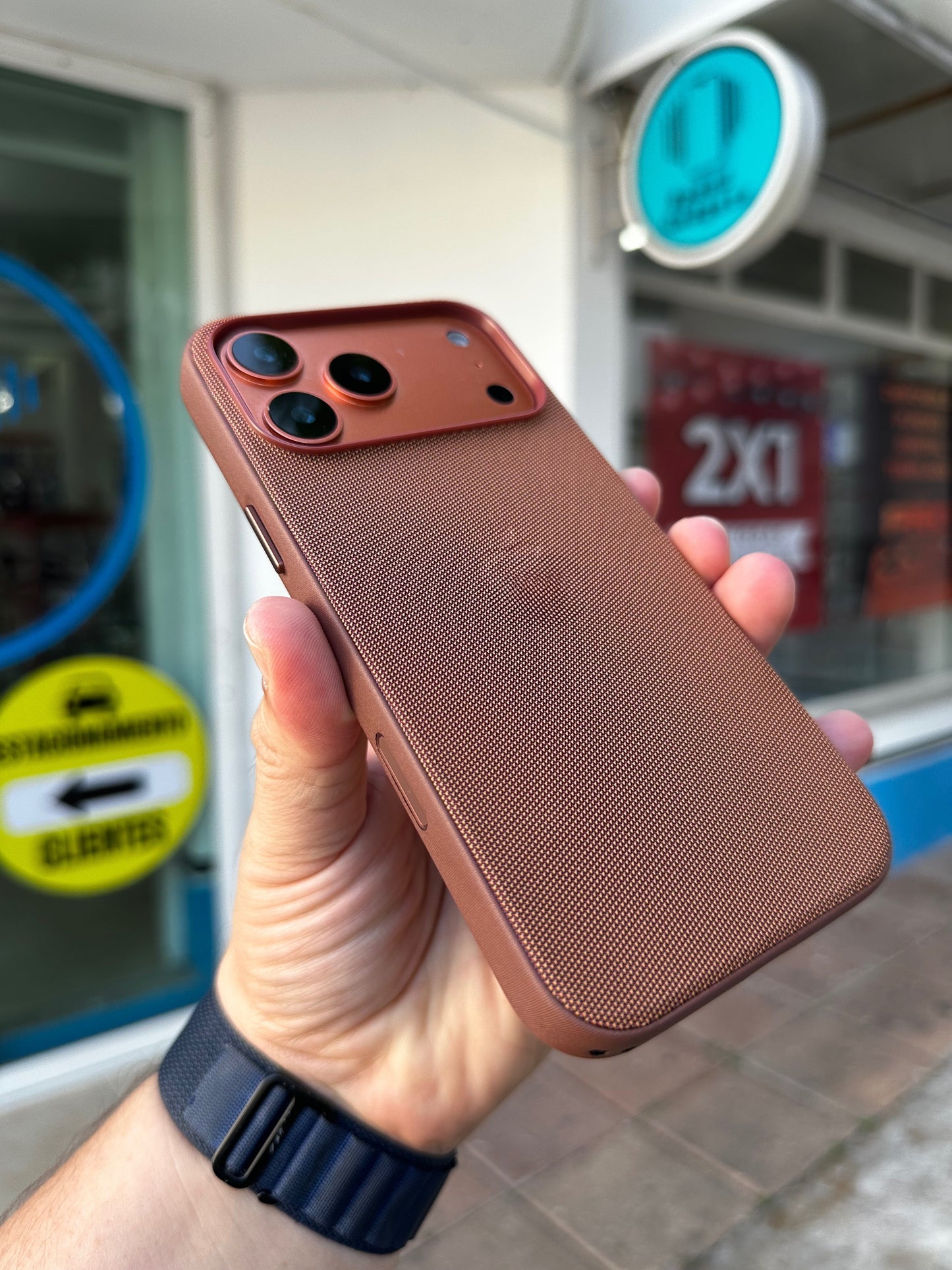 Case Funda Magsafe Tech - Woven para iPhone