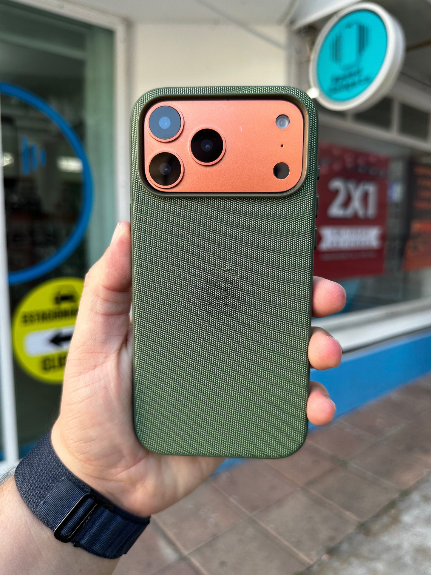 Case Funda Magsafe Tech - Woven para iPhone