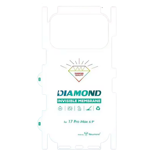 Película de Hidrogel para iPhone 17 Pro y 17 Pro Max (Cubierta Trasera y Bordes)