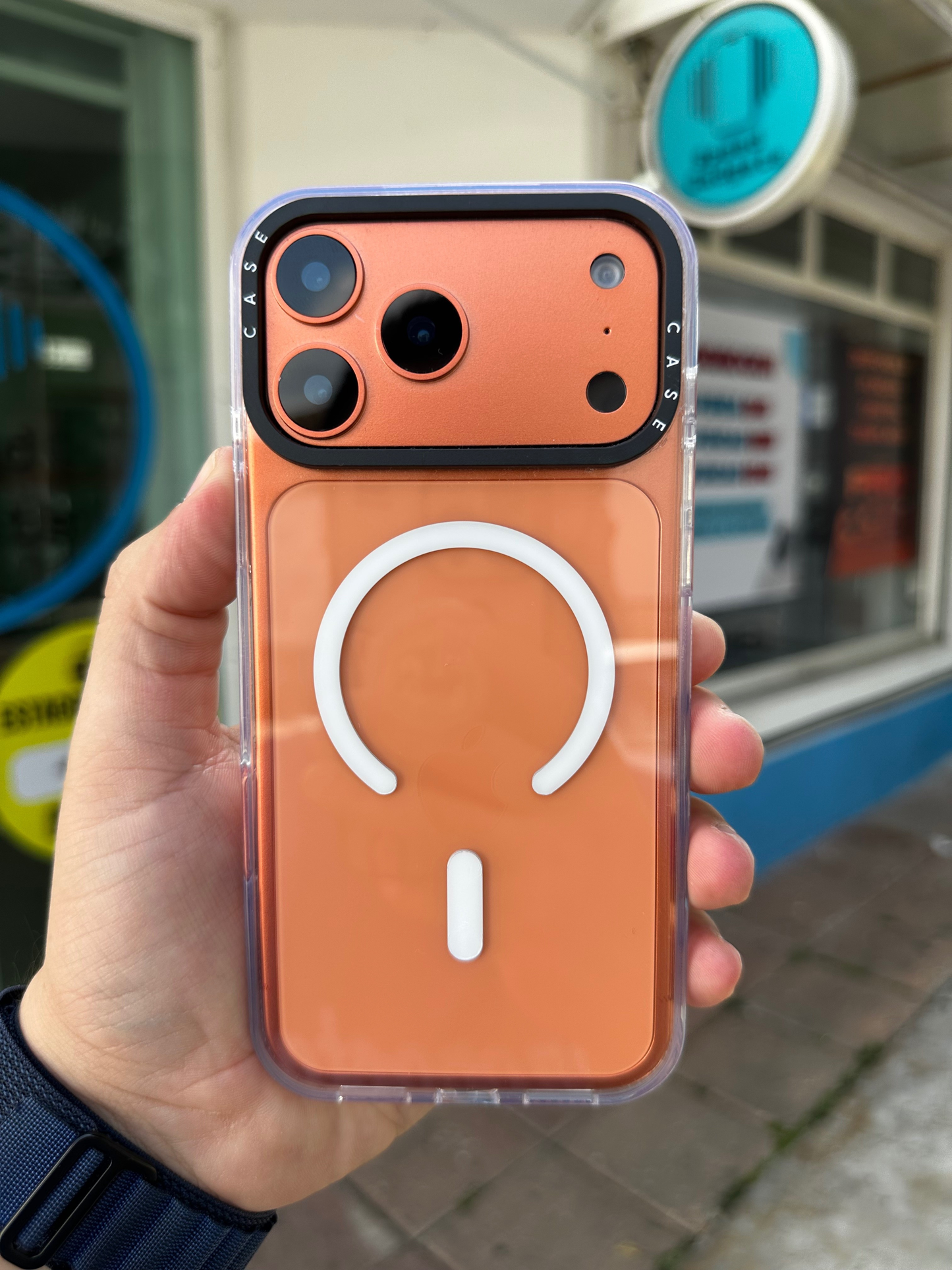 Case Funda Magsafe para iPhone transparente