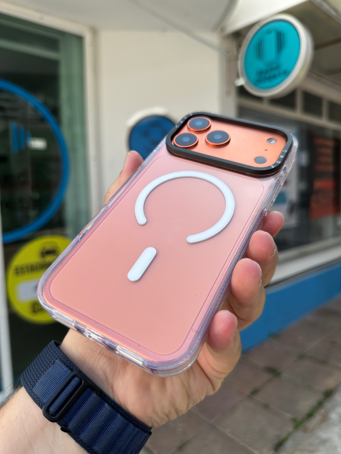 Case Funda Magsafe para iPhone transparente