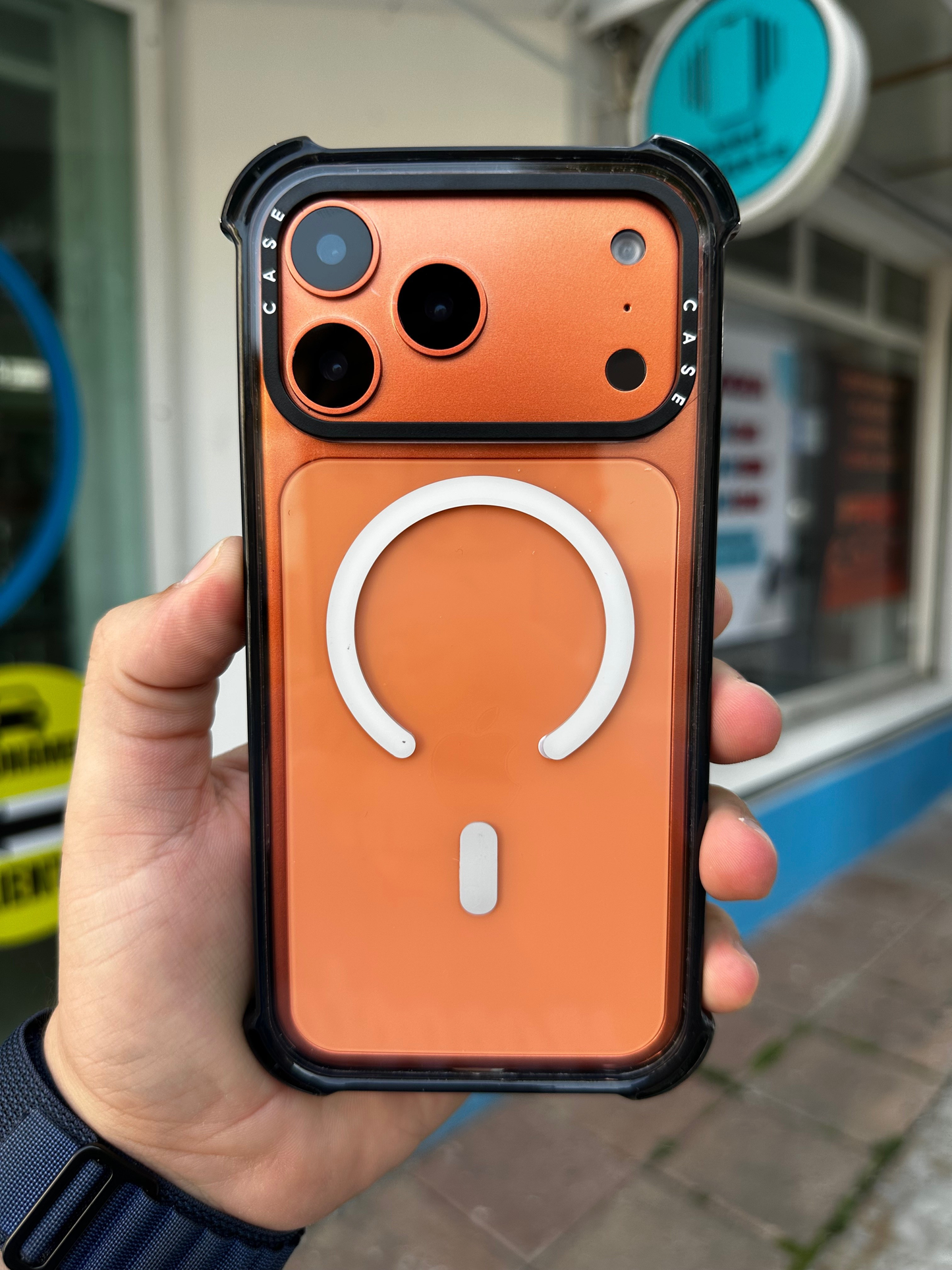 Case Funda Magsafe Uso rudo para iPhone