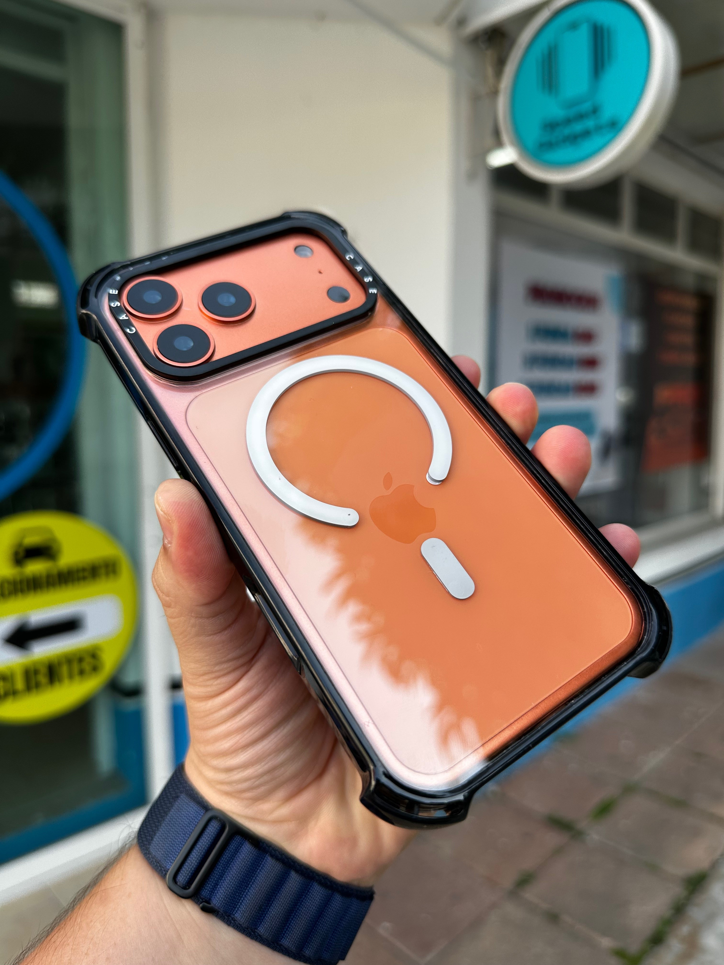 Case Funda Magsafe Uso rudo para iPhone