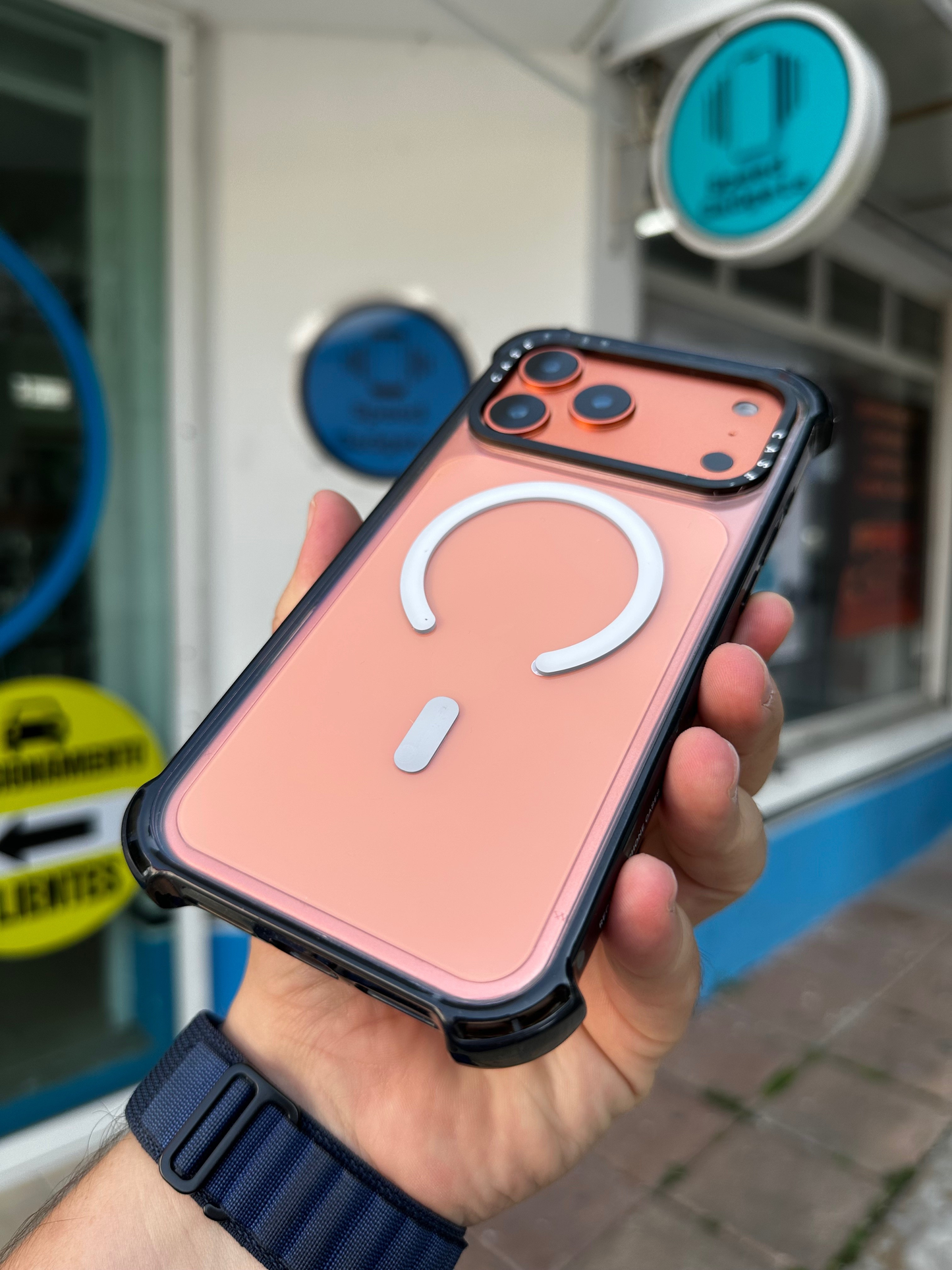 Case Funda Magsafe Uso rudo para iPhone