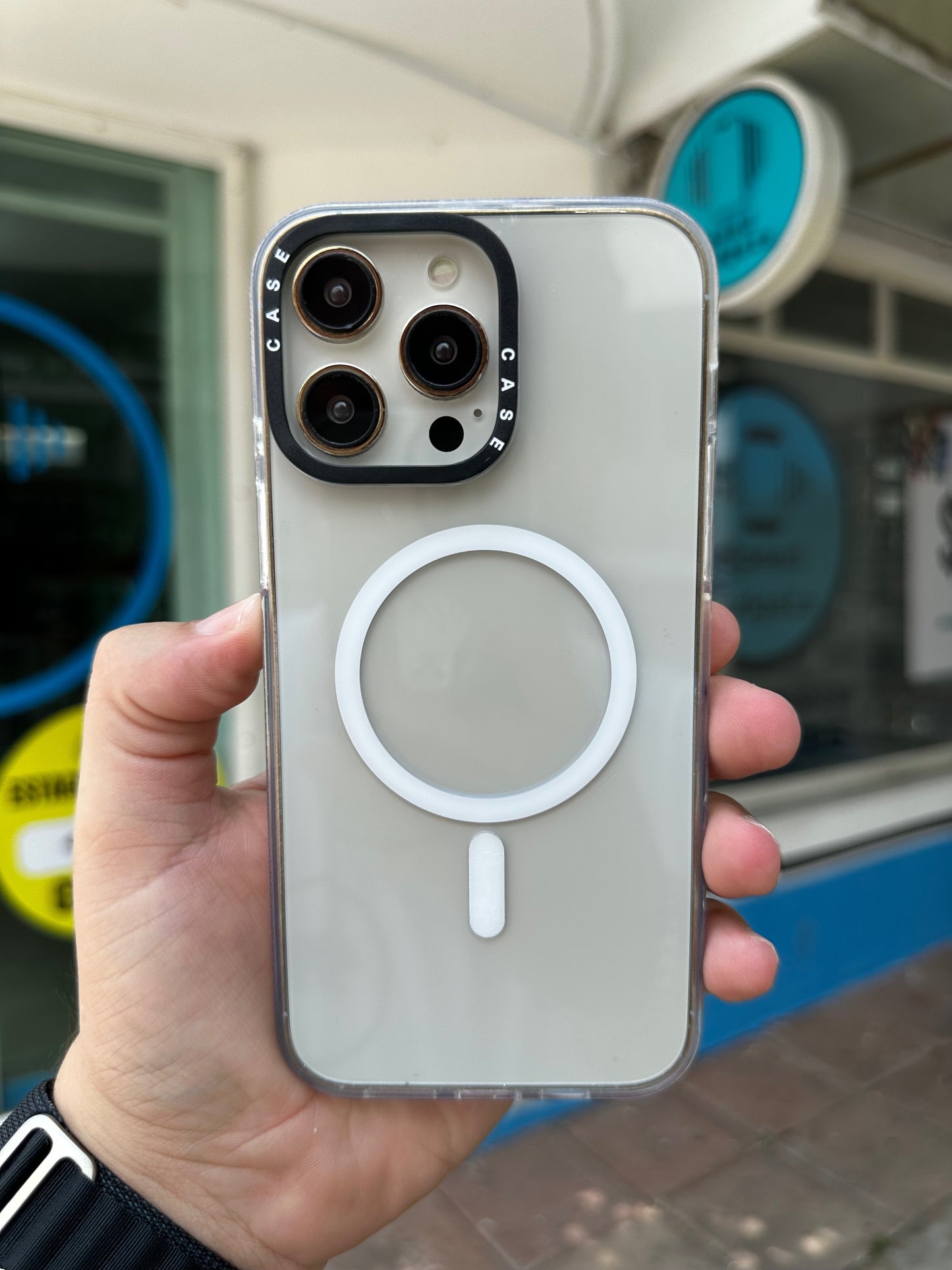 Case Funda Magsafe para iPhone transparente