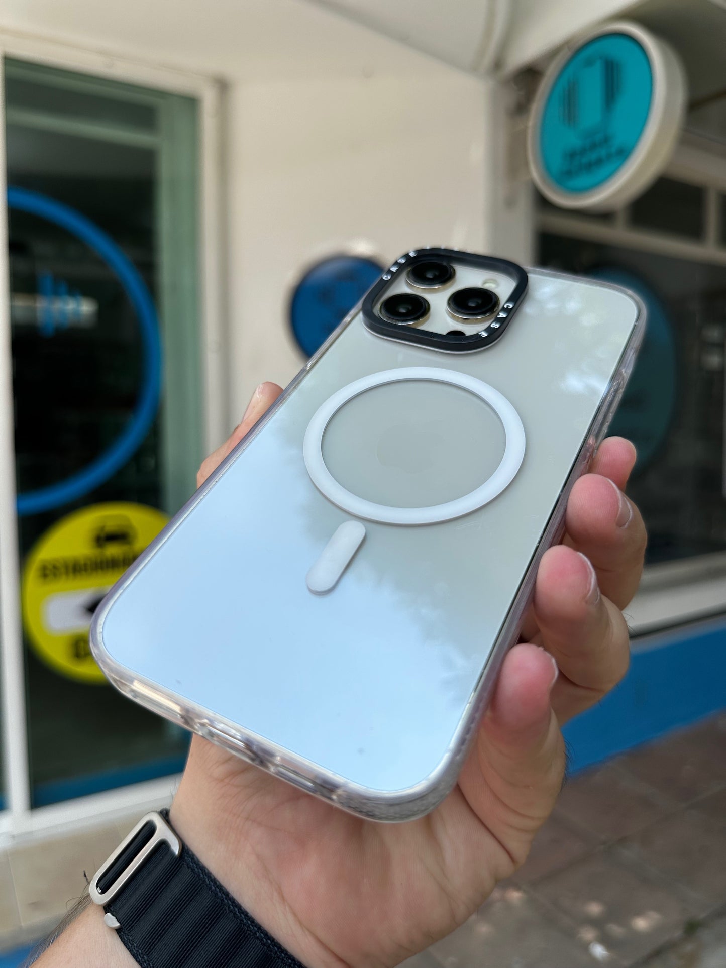 Case Funda Magsafe para iPhone transparente