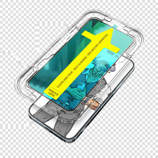 Cristal pantalla completa con kit de fácil instalación