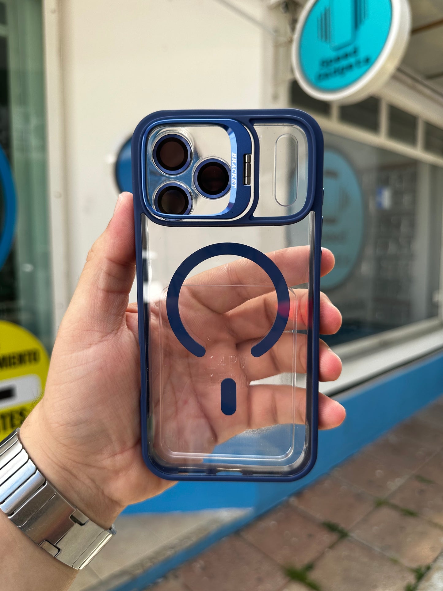 Case Funda Magsafe Stand para iPhone