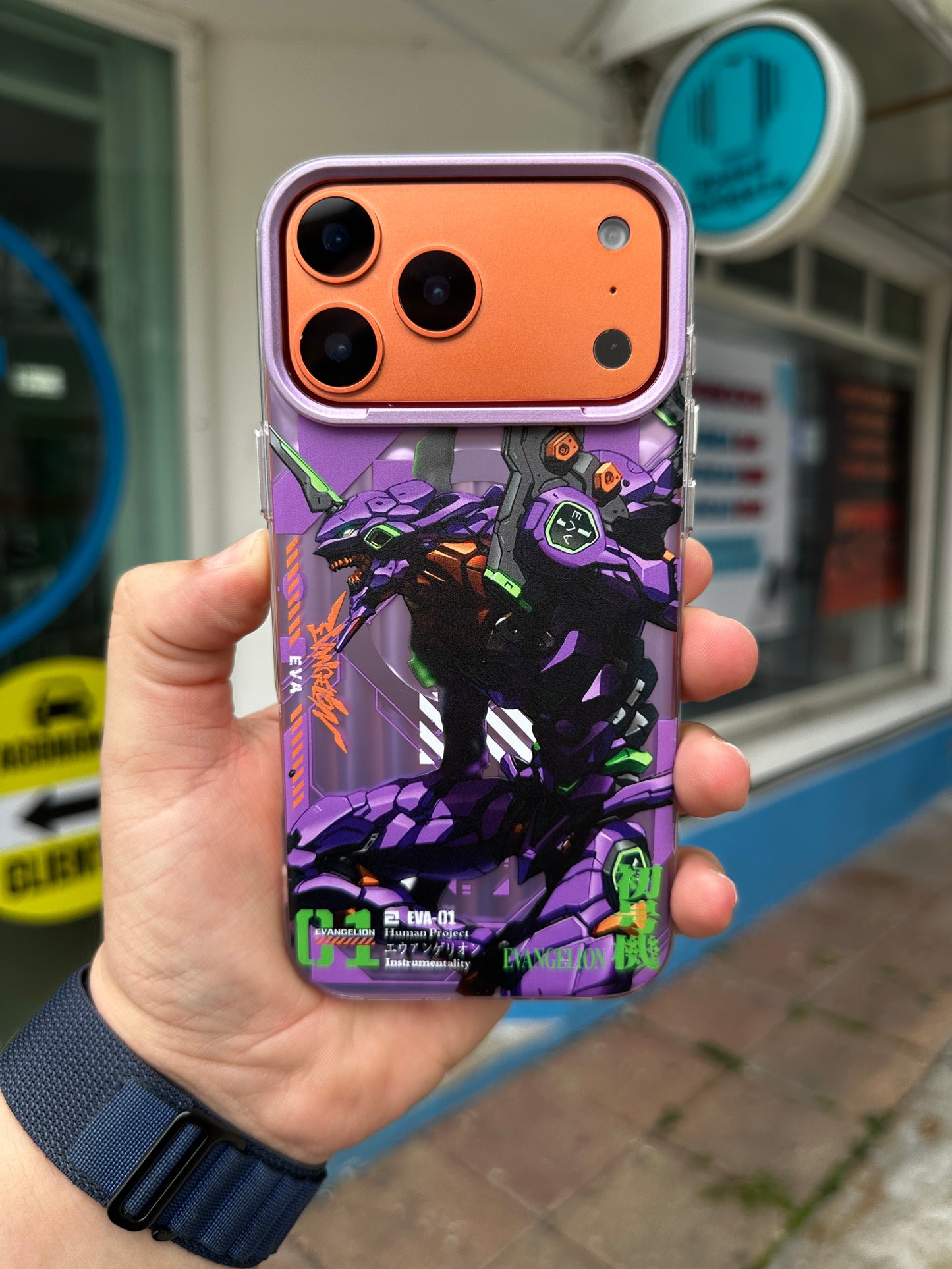 Case Funda Magsafe para iPhone Evangelion