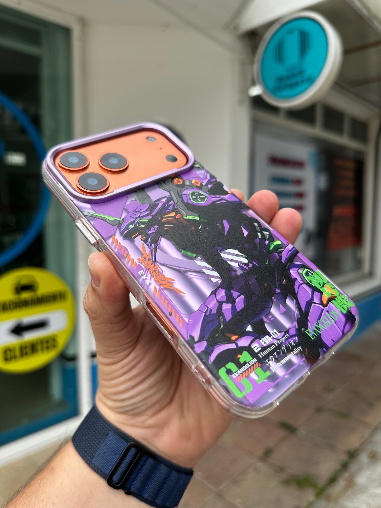 Case Funda Magsafe para iPhone Evangelion