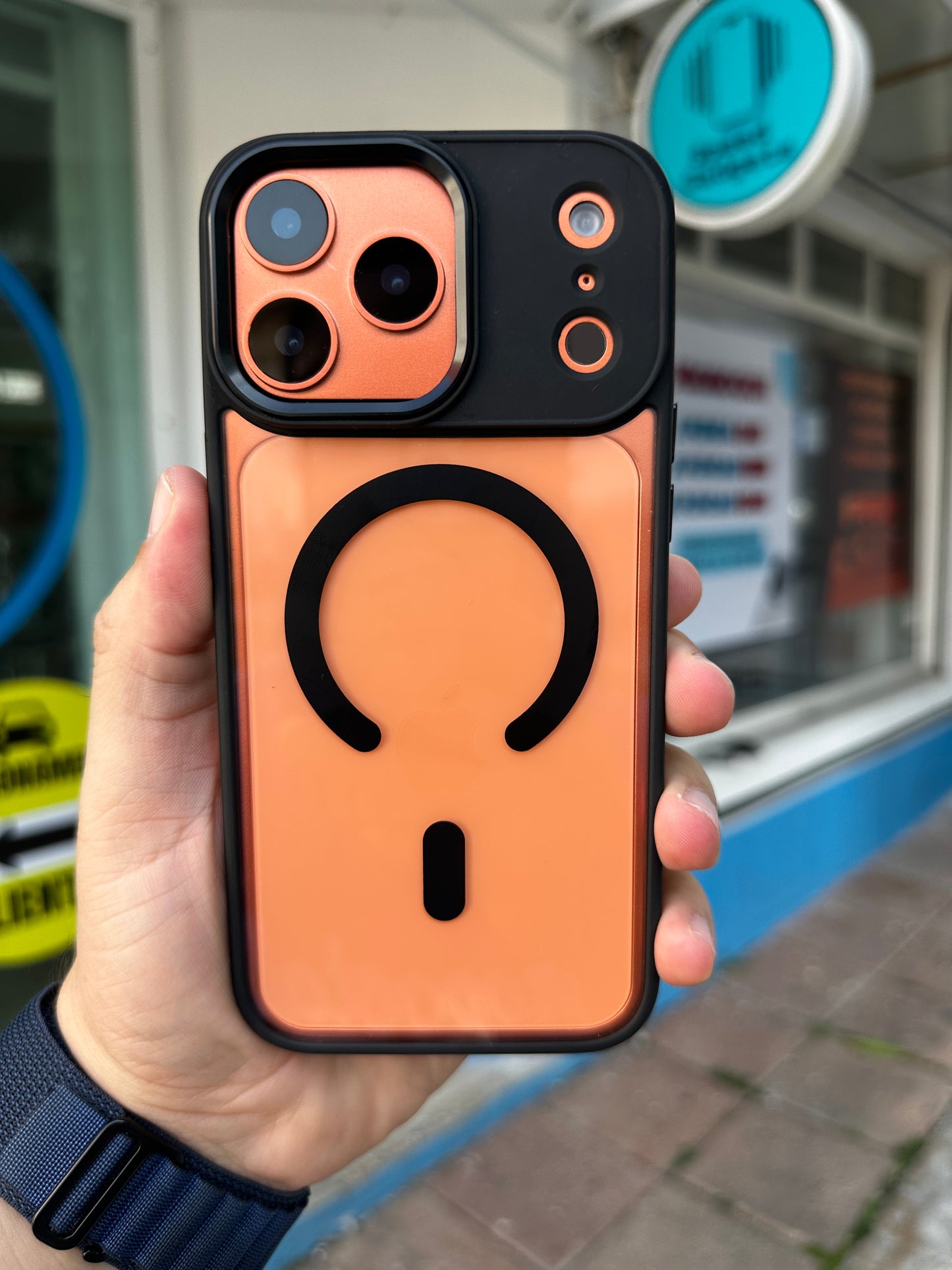 Case Funda Magsafe para iPhone negro