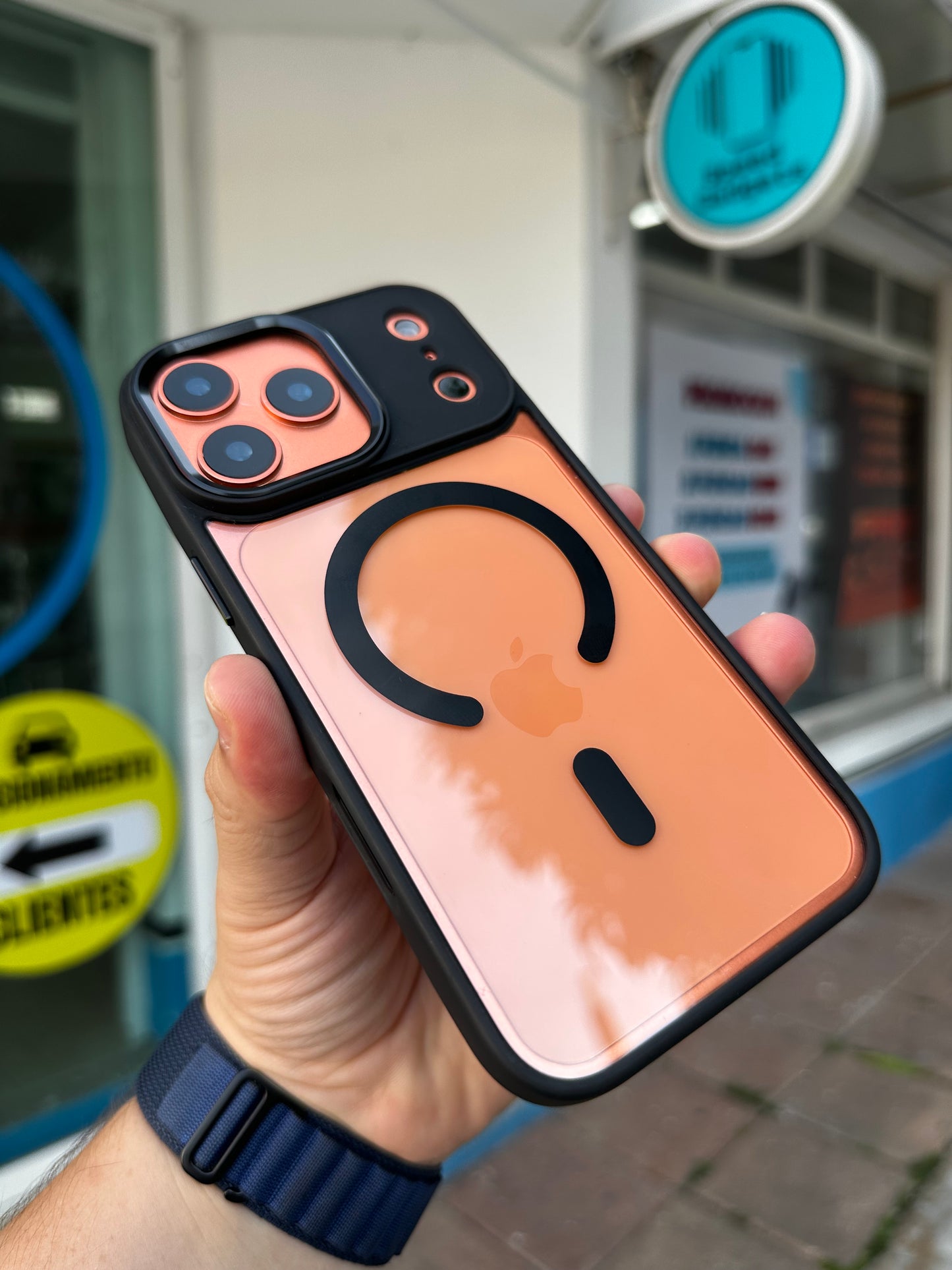 Case Funda Magsafe para iPhone negro