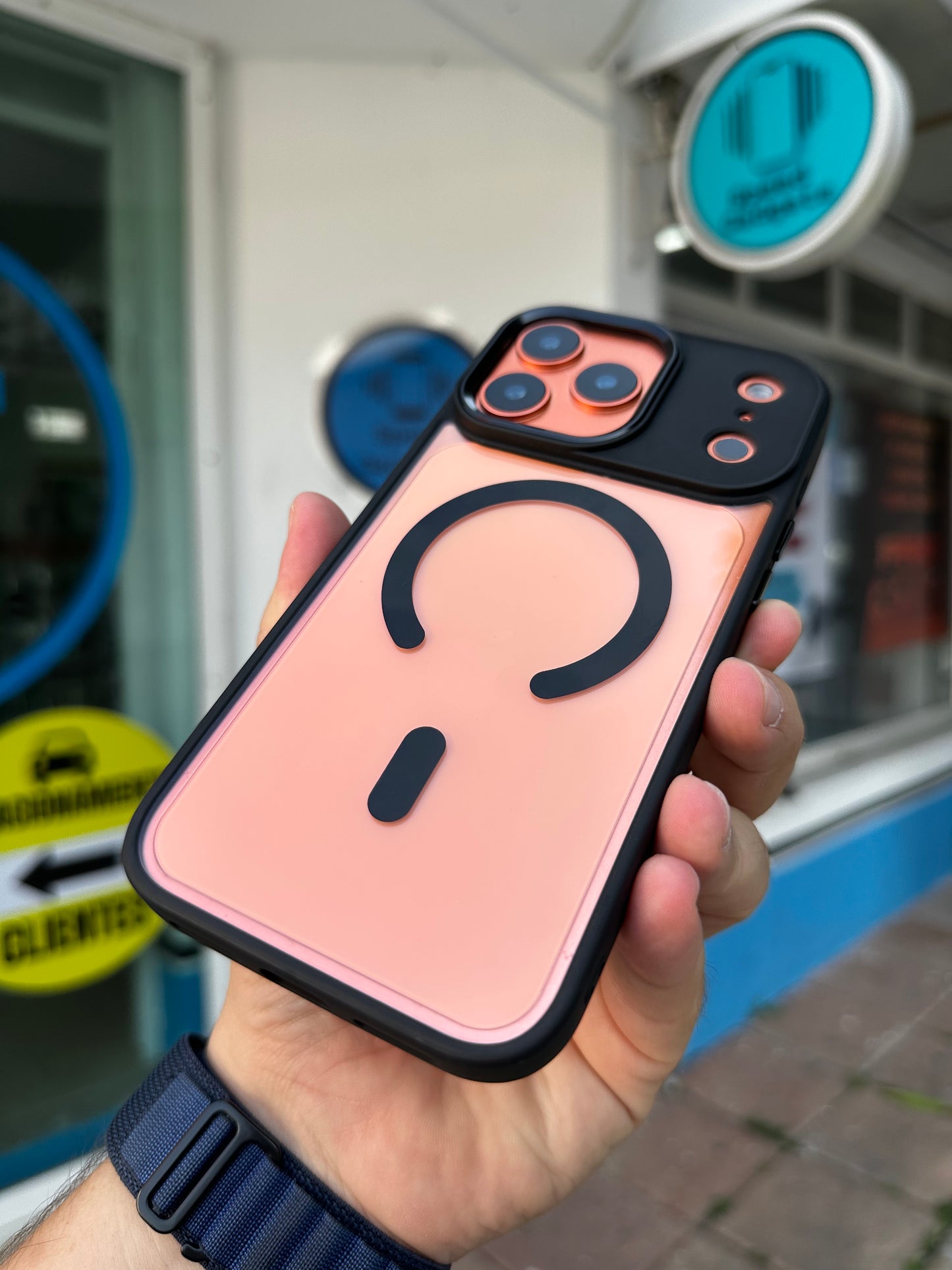 Case Funda Magsafe para iPhone negro