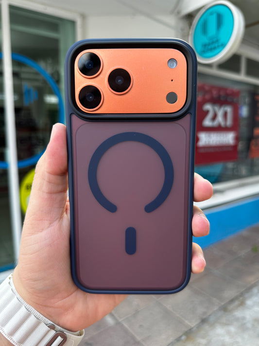 Case Funda Magsafe para iPhone Humo Azul